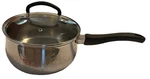 Quart Stainless Steel Pot, Glass Vented Lid, Vintage, Range Craft 392.5068. Fixed Price $36.99.