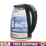 Temperature Control Glass Kettle 1500W Fast Heating Auto Shutoff 6 Settings New. Fixed Price $36.36.