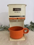 Sunbeam Shot Iii Beverage Maker W Mug Almond Orange Tested Car No 17-16 Usa. Fixed Price $29.99.