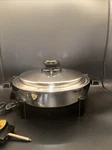 West Bend Kitchen Craft Liquid Core Electric Skillet Round Steel 010OCU 900 Watt. Fixed Price $75.00.