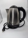 Brentwood Stainless Steel Electric Cordless Tea Kettle (2 L), KT-1780. Fixed Price $29.99.