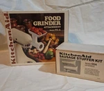 Kitchenaid Food Grinder Attachment Model Fg-a + Sausage Stuffer Ssa. Fixed Price $26.99.