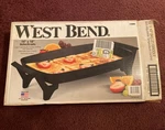 Vintage New West Bend Electric Griddle 14 X10 Skillet 72005 Adjustable Temp. Fixed Price $45.00.