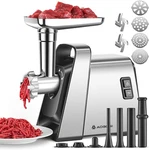 Meat Grinder Electric, 3000W Max Heavy Duty With 2 Stainless S.... Fixed Price $109.00.