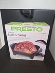 Presto 11" Inch Electric Skillet Black And White. Stock #06620 New Box!!. Fixed Price $29.99.