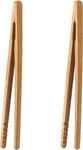 I-mart Toaster Tongs, 7 Inches Bamboo For Cooking 2 Pcs, Brown. Fixed Price $6.19.