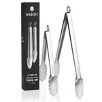 Babish 2-PIECE Locking Kitchen Tongs Set 12 & 9 Stainless. Fixed Price $36.96.