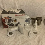 Kitchenaid Attachments Kgssa Food Grinder Rotor Slicer -sausage Stuffer. Fixed Price $79.99.