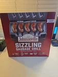 Johnsonville Sizzling Sausage Grill Indoor Electric BTG-0498 New Box Open. Fixed Price $140.00.