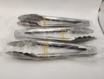 (3 Pack) Adcraft XHT-10 9-1/2" Long, Extra Heavy, Stainless Steel, Utility Tong. Fixed Price $9.99.