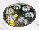 Lifetime Saladmaster Stainless Steel 6 Egg Poacher Insert & Cups. Guc. Fixed Price $39.97.