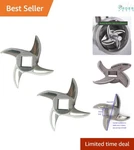 Meat Grinder Blade Stainless Steel Replacement 2-PACK For Grinding Chefs. Fixed Price $25.97.