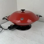 Meyer EW8200 Red 14 Electric Wok Skillet Stick Porcelain Aluminum + Lid. Fixed Price $25.19.