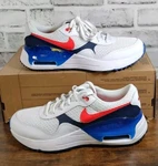 Nike Air Max System Low White Royal Crimson DQ0284-101 Gs 6.5Y No Box Lid. Fixed Price $79.99.