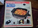 Presto 11" Skillet With Ever Nu Cover 06617 Brand New In Open Box Made Usa. Fixed Price $28.88.