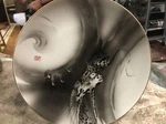 Vintage Antique Asian Tiger Jungle Animal Plate Boho Home Decor 10 1/2. Fixed Price $14.99.