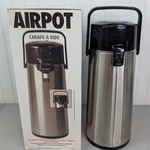 Zojirushi Airpot Vacuum Carafe 2.2L 74OZ Stainless Steel Black VAS-2200 Japan. Fixed Price $43.64.