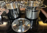 Lagostina Thermoplan Stainless Steel 6.5 Qt Stock Pot - Steamer / Colander Lid. Fixed Price $81.75.