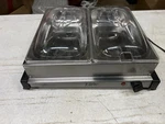 Elite Maxi-matic Electric Buffet Food Warmer Double Pan Stainless Steel. Fixed Price $48.00.