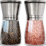 Stainless Steel Salt And Pepper Grinder Set Of 2 (5OZ) Manual Adjustable Ce.... Fixed Price $22.33.