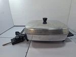 Vtg Presto Cook 'n Serv Fry Pan Model KC08-A 115V A.c. 1150 Watts Aluminum. Fixed Price $40.49.