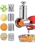 Favorkit Stainless Steel Slicer Shredder Attachment For Kitchenaid Mixers. Fixed Price $39.95.
