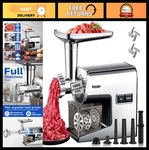 High-power Electric Meat Grinder 3000W, Stainless Steel Mincer With Blades & Pla. Fixed Price $279.99.