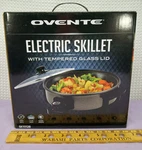 New Ovente Electric Skillet Nonstick Temperture Control Settings Tempered Glass. Fixed Price $60.00.