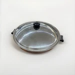 Saladmaster 7 Qt Wok With Vapo Lid TP304S Braiser Deep Skillet Pan. Fixed Price $425.00.
