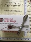 New Norpro - 18/10 Stainless Steel Mini Tongs 1937D Cubes Olives Cheeses Meats,. Fixed Price $7.99.