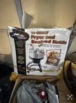 Masterbuilt 10-QUART Lp Gas Fryer Seafood Kettle Pot Basket Stand. Fixed Price $99.99.