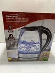 Brentwood Glass Kettle KT-1900BK Black Silver Electric New. Fixed Price $34.99.