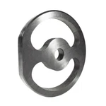 Plate With 1 Flat Edge For #22 Grinders, Butcher Boy, Kidney Holes. Fixed Price $51.98.
