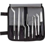 Mercer Culinary M35152 10-PIECE Plating Tongs Set W/ Heavy Duty Storage Roll. Fixed Price $85.87.