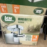 Lem Big Bite Electric Meat Grinder 0.50 Hp Stainless Steel Model 1779. Fixed Price $288.99.
