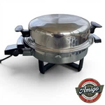 Townecraft Usa Miss Electra Table Chef Electric Skillet W/dome Lid 17450 Tested. Fixed Price $69.99.