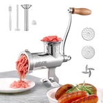 Vevor Heavy Duty Meat Grinder Manual Sausage Filler Stainless Steel With Clamp. Fixed Price $75.90.