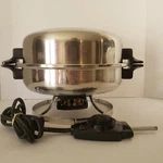 Chefs Ware Electric Skillet 11" Table Domed Lid Inserts Model 600 Vintage. Fixed Price $59.99.