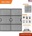 Cost-effective Cast Iron Grates For Charbroil And Thermos Grills 2 Pack. Fixed Price $53.99.