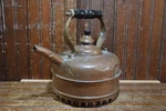 Simplex Solid Copper 2 Quart Boiling Water Kettle Old Timey 1940S. Fixed Price $225.00.