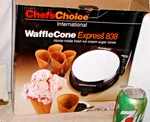 Wafflecone Express 838 Cream Sugar Iron. Fixed Price $39.00.