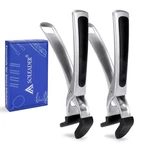 Soleader Plate Gripper Compatible With Pizza Horizontal Draw Tongs, Black. Fixed Price $36.99.