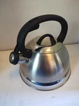 Mr. Coffee Flintshire 1.75 Qt. Stainless Steel Whistling Tea Kettle. Fixed Price $25.00.