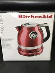 Kitchenaid Pro Line Electric Water Boiler Tea Kettle Apple Red KEK1522 Ca Nib. Fixed Price $254.05.