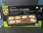 Presto #07055. Cool-touch Electric Griddle 10.5"X20" Cooking Surface. Fixed Price $25.00.