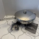 Farberware Millennium 12" Stainless Steel Electric Skillet FSS330A. Fixed Price $34.94.