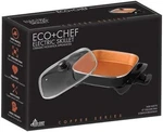 Eco+chef Copper Electric Skillet 1400 Watts Ceramic Non Stick New. Fixed Price $39.95.