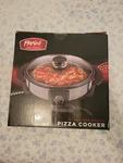 Parini Appliances 12" Non-stick Electric Pizza Cooker W/glass Lid New Box. Fixed Price $14.99.