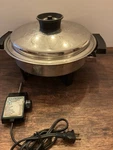Townecraft Electric Skillet Liquid Core Miss Electra W/lid #17450 Clean Works. Fixed Price $54.00.