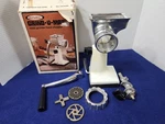 Vintage Rival Grind-o-mat Model 303 Manual Meat Grinder Food Chopper Usa. Fixed Price $15.00.